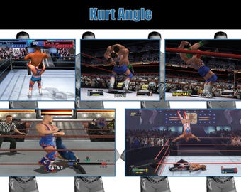 カート・アングルのサイン入りWWEレスリング8x10写真 - Etsy 日本