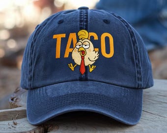 TACO Chicken Hat, Tr*mp Always Chickens Out Hat, Anti-DT Political Protest Hat, Activism Gift, Subtle FDT Hat, activism gift, anti trump