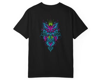 Vibrant Unisex Garment-Dyed T-Shirt, Colorful Graphic Tee, Summer Fashion, Unique Gift, Casual Wear, Festival Outfit, Eco-Friendly Clothing