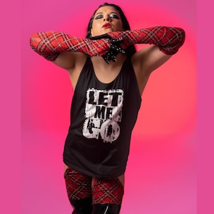 Unisex Jersey Tank - &#39;Let Me Go&#39; Graphic | Summer Casual Wear, Beach Essentials, Workout Tops, Gift for Friends, Festival Outfit