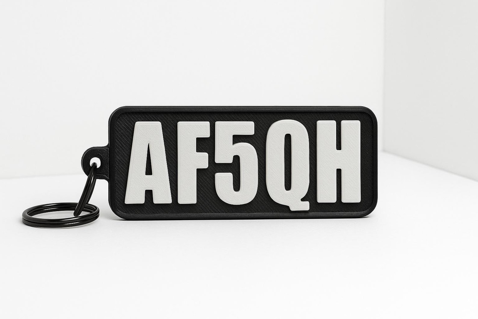 Custom NFC Call Sign Keychain