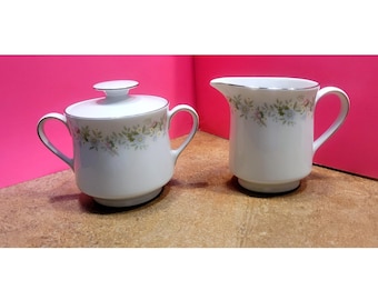 Johann Haviland Forever Spring Set suikerpot en melkkan Beieren Duitsland JOHFOS