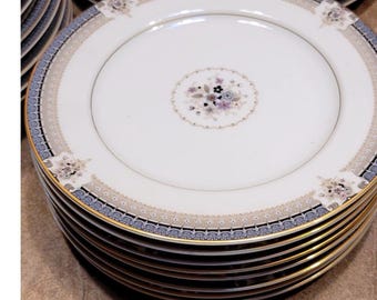 Mikasa Ivory China Trousdale Pattern Dinner Plate Made in Japan