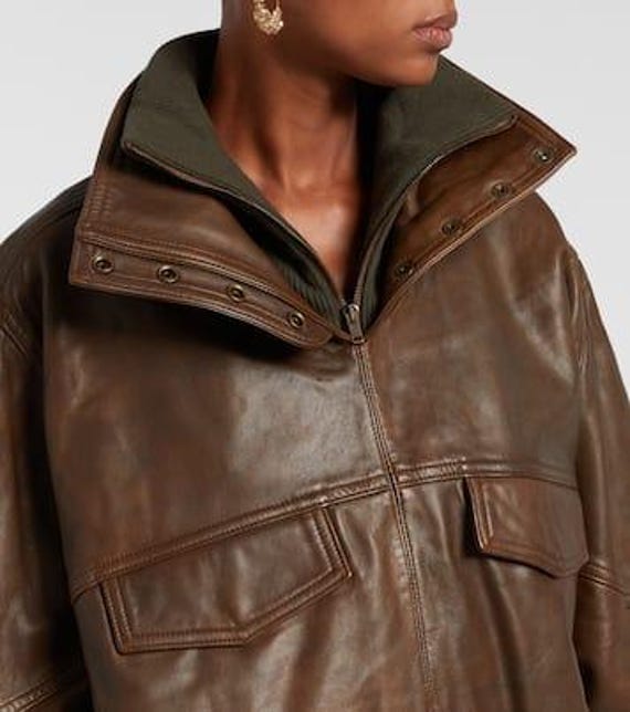 アウター（レディース） ISABEL MARANT ドリー オーバーサイズ レザー 