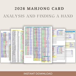 2026 Mahjong Card Breakdown and Analysis