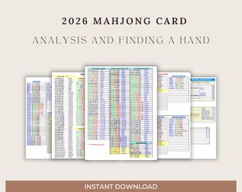 Análisis y desglose de las cartas de Mahjong de 2026