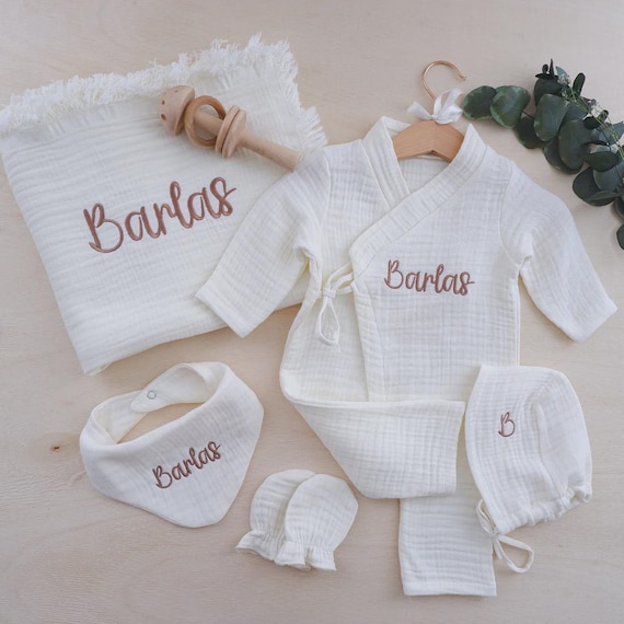 Outfit for Baby Home Coming, New Born Gift, Baby Personalized Set