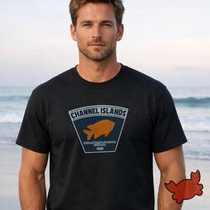 Men's Cotton T-Shirt – Classic Fit | Channel Islands National Marine Sanctuary image 7