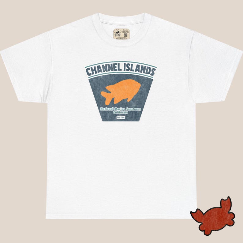 Men's Cotton T-Shirt – Classic Fit | Channel Islands National Marine Sanctuary White