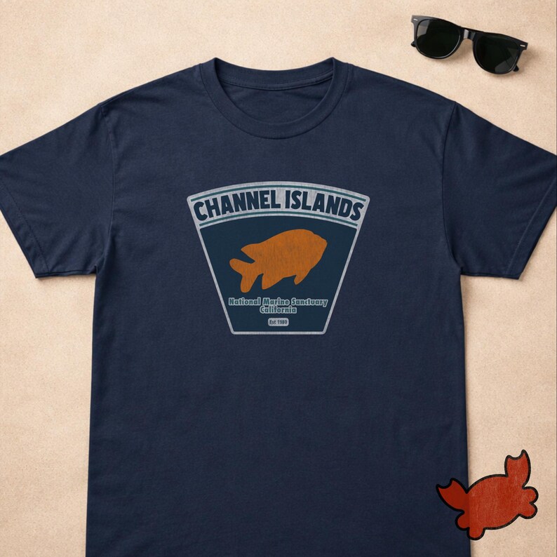 Men's Cotton T-Shirt – Classic Fit | Channel Islands National Marine Sanctuary image 5