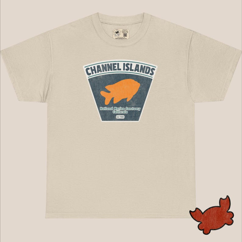 Men's Cotton T-Shirt – Classic Fit | Channel Islands National Marine Sanctuary Sand