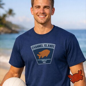 Men's Cotton T-Shirt – Classic Fit | Channel Islands National Marine Sanctuary image 3