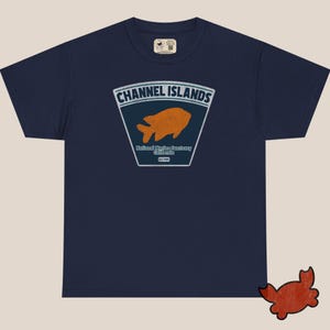 Men's Cotton T-Shirt – Classic Fit | Channel Islands National Marine Sanctuary Navy