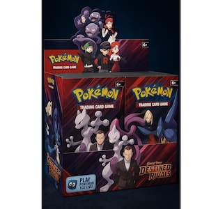 SPEZIAL-RABATT - Pokemon Scharlach & Violet: Schicksalhafte Rivalen Sammelkartenspiel - Booster Packs - Kartenspiel - Geschenk für Gamer