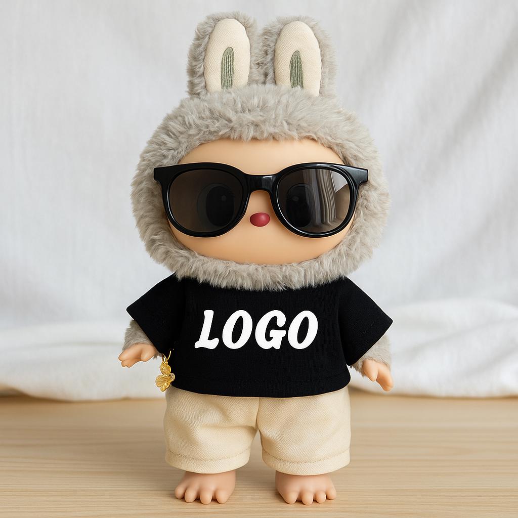 Custom Labubu Doll Outfit from Your Photo | 17cm Doll Personalized Handmade Clothes | Matching Costume for Art Toy | Custom Doll Fashion