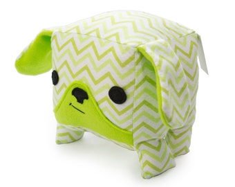 Green Chevron Dog