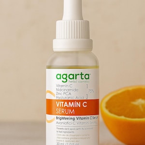 Vitamin C 3.5 % Brightening Face Serum • Niacinamide + Zinc PCA • Dark-Spot & Tone Corrector • Vegan Natural Skincare
