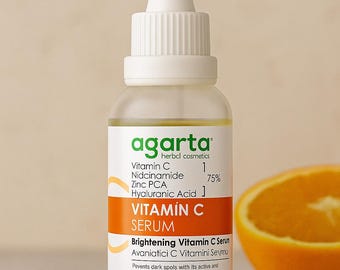 Vitamin C 3.5 % Brightening Face Serum • Niacinamide + Zinc PCA • Dark-Spot & Tone Corrector • Vegan Natural Skincare