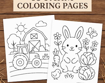 Farm Animals Coloring Pages for Kids | Homestead Activity (PDF) Cow