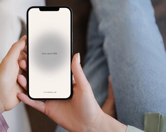 Minimalistische telefoonachtergronden bijbelvers – 15 christelijke esthetische geschriftenachtergronden – neutrale op geloof gebaseerde vergrendelschermen – digitale download