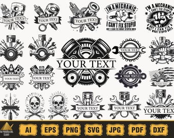Mechanic Shirt Svg, Mechanic Tools Svg, Repair Tools, Mechanic Svg png Bundle, Mechanic Dad Svg, Mechanic logo, Handyman logo, Repair logo