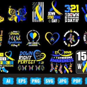 Down-syndrom SVG PNG Bundle, T21 Gelb Blau Band svg, Bewusstseinssocken 21 März svg, Down-syndrom regenbogen, Down-syndrom bewusstsein svg
