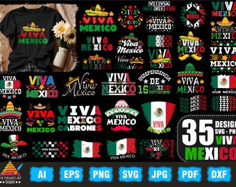 Viva Mexico SVG, Mexico Svg, September 16th Svg, Mexican Independence Day Svg, Mexican Fiesta, Mexican Hat,Mexico Pride Svg,Instant Download