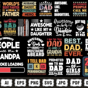 fathers day shirt, fathers day, fathers day svg png, Father&#39;s Day Sublimation Bundle, Best Dad Ever, Dad Shirt, Dad PNG, Happy Father&#39;s Day