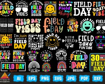 Field Day Vibes svg, I'm just here for field day 2025 svg, field day png, boy and girl field day svg, school field day svg, Field Day Squad