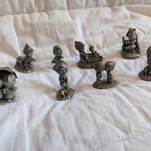 Hallmark Little Gallery pewter figurines / 1970s-80s / Sold individually