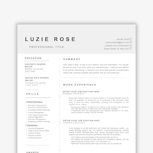Engineer Resume Template: ATS-Friendly CV, Cover Letter (Canva & Word)
