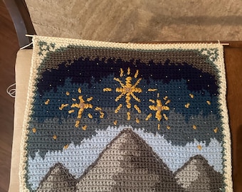 City of Starlight / Velaris Inspired Tapestry Graph (GRAPH ONLY)