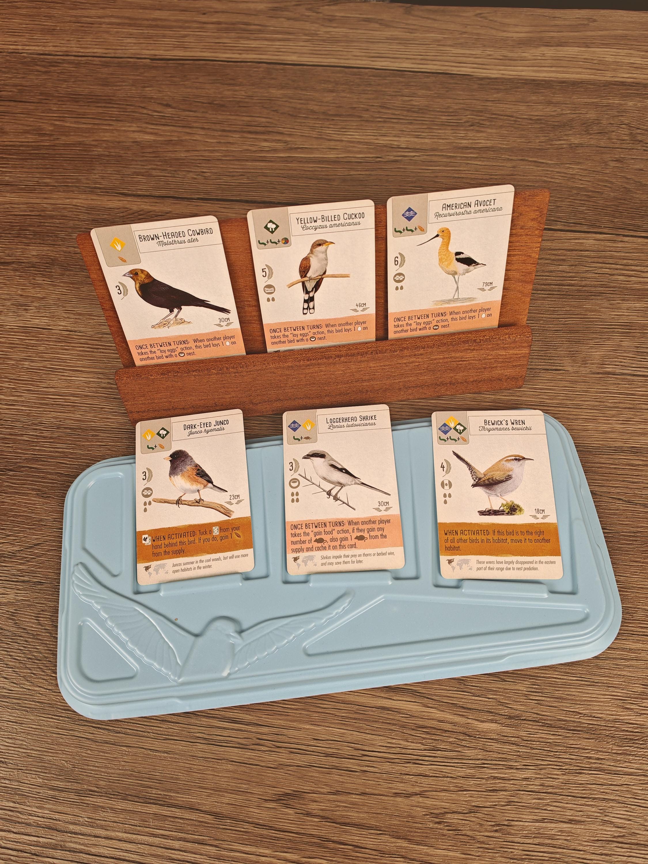 Wingspan Card Holder | Borad Game Card Holder |Solid Wood Organizer | Custom Wingspan Card Holder | Board Game Accessory Gift