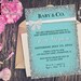 Baby and co Baby Shower Invitation, Girl baby shower, Printable, Customized, Baby & Co, Teal and White bow, Breakfast at Tiffanys