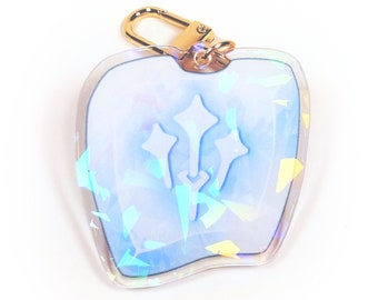 SGE Sage Final Fantasy XIV Soul Crystal Holographic - 2in Keychain Charm Double Sided