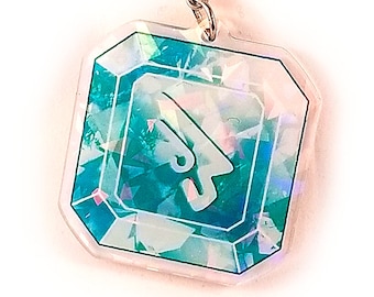 MCH Machinist Final Fantasy XIV Soul Crystal Holographic - 2in Keychain Charm Double Sided