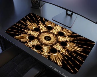 AZEM FFXIV Spielmatte, Schreibtischunterlage, 35,6 x 61 cm