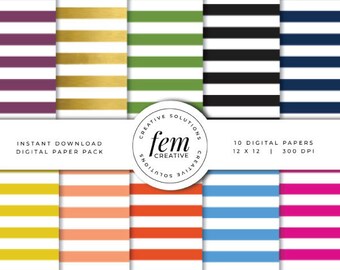 Complete Stripes Pattern Collection for Personal and Commercial Use