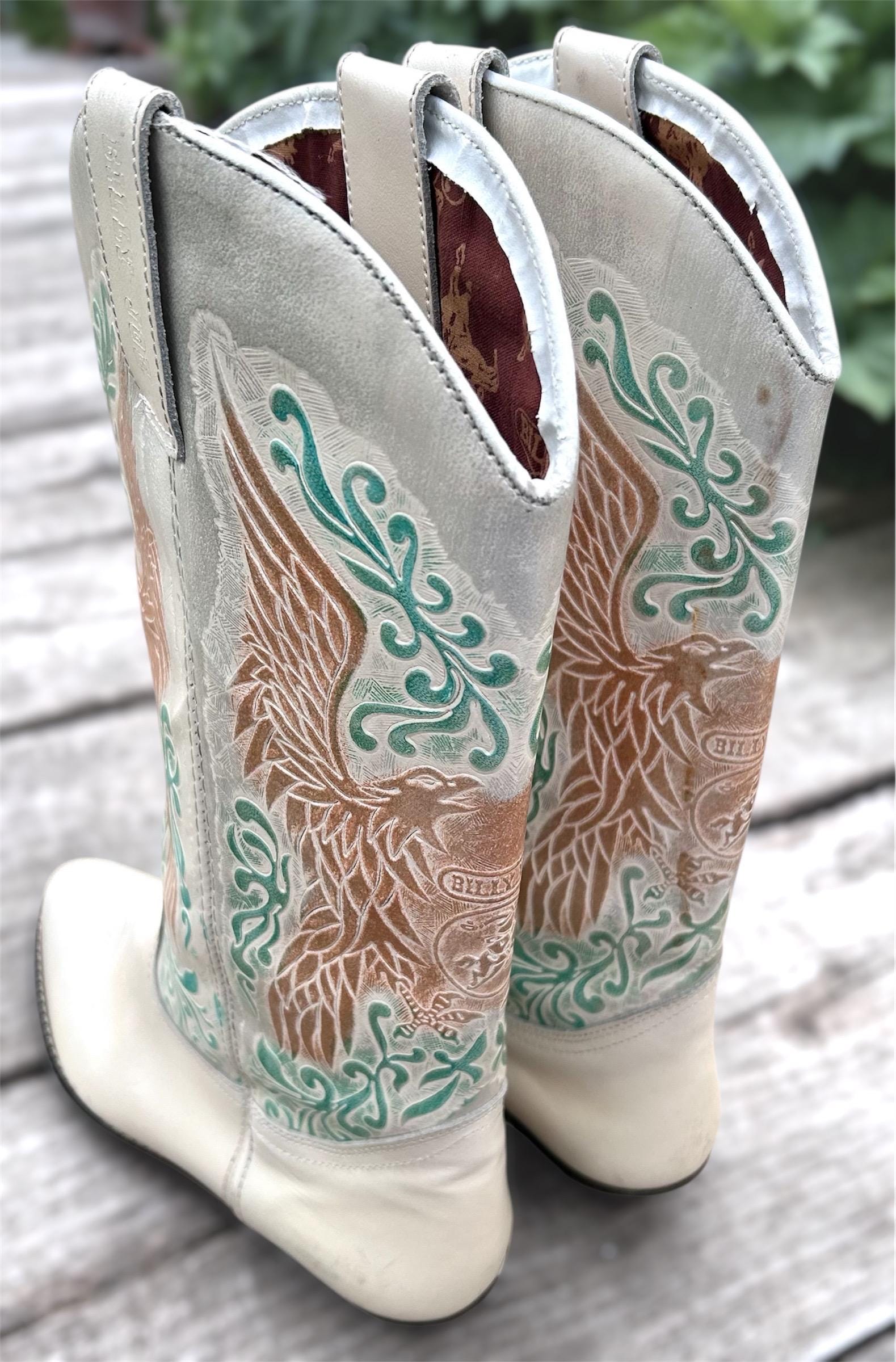 Bottes Cowboy Blanches pour Femme - Boutique Cowboy