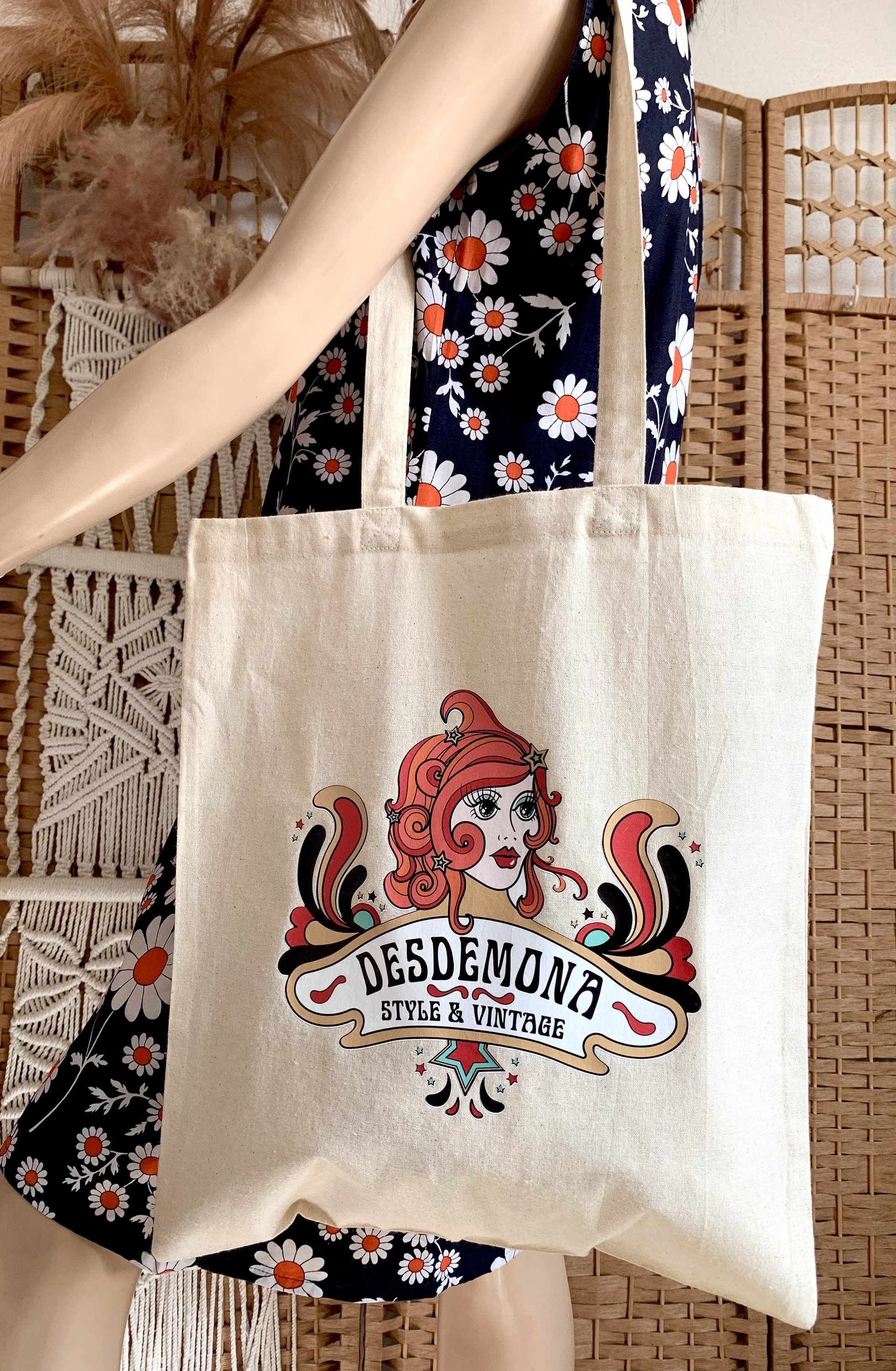Vintage shopping online bag