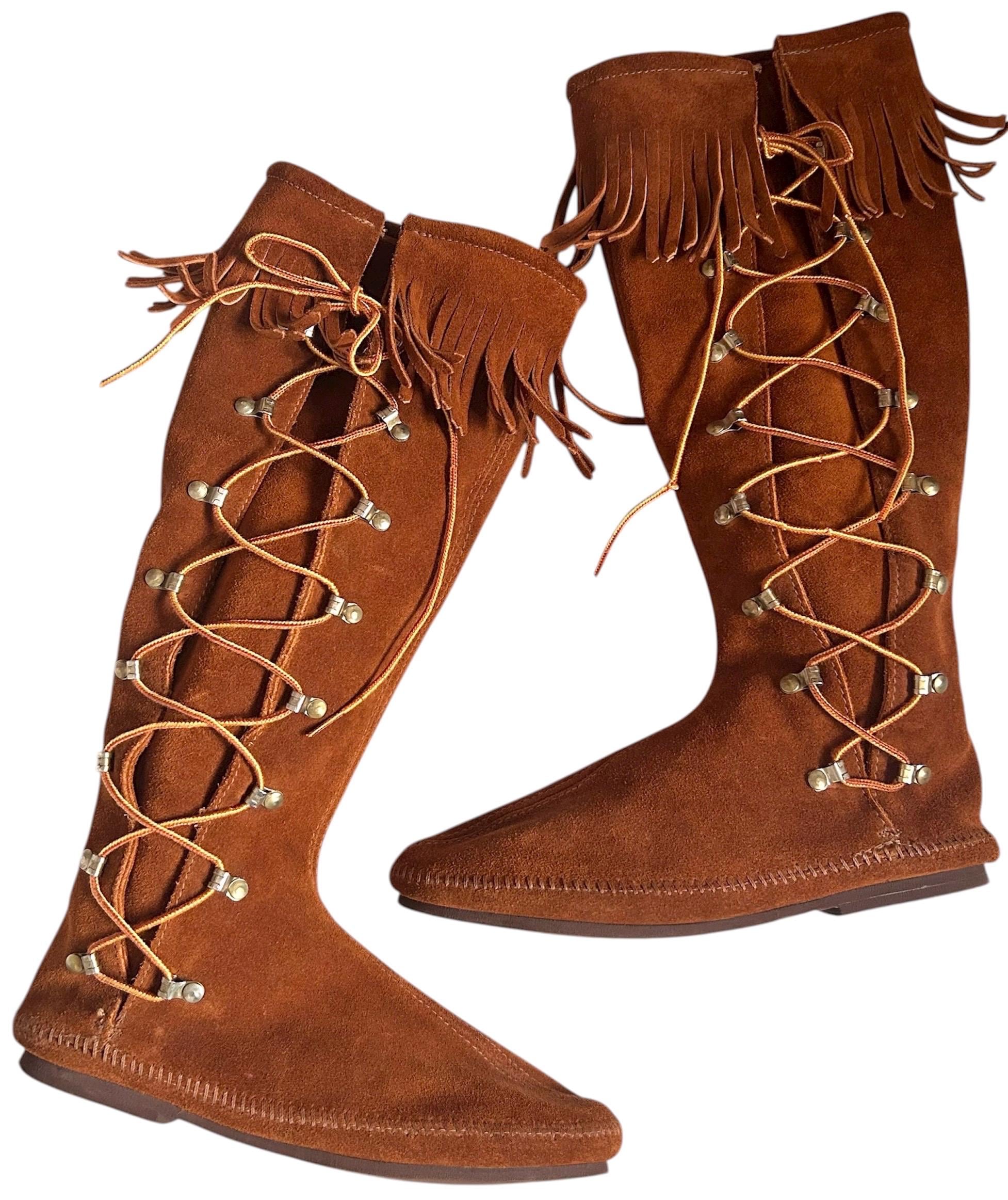 70s Lace up Boots - Etsy