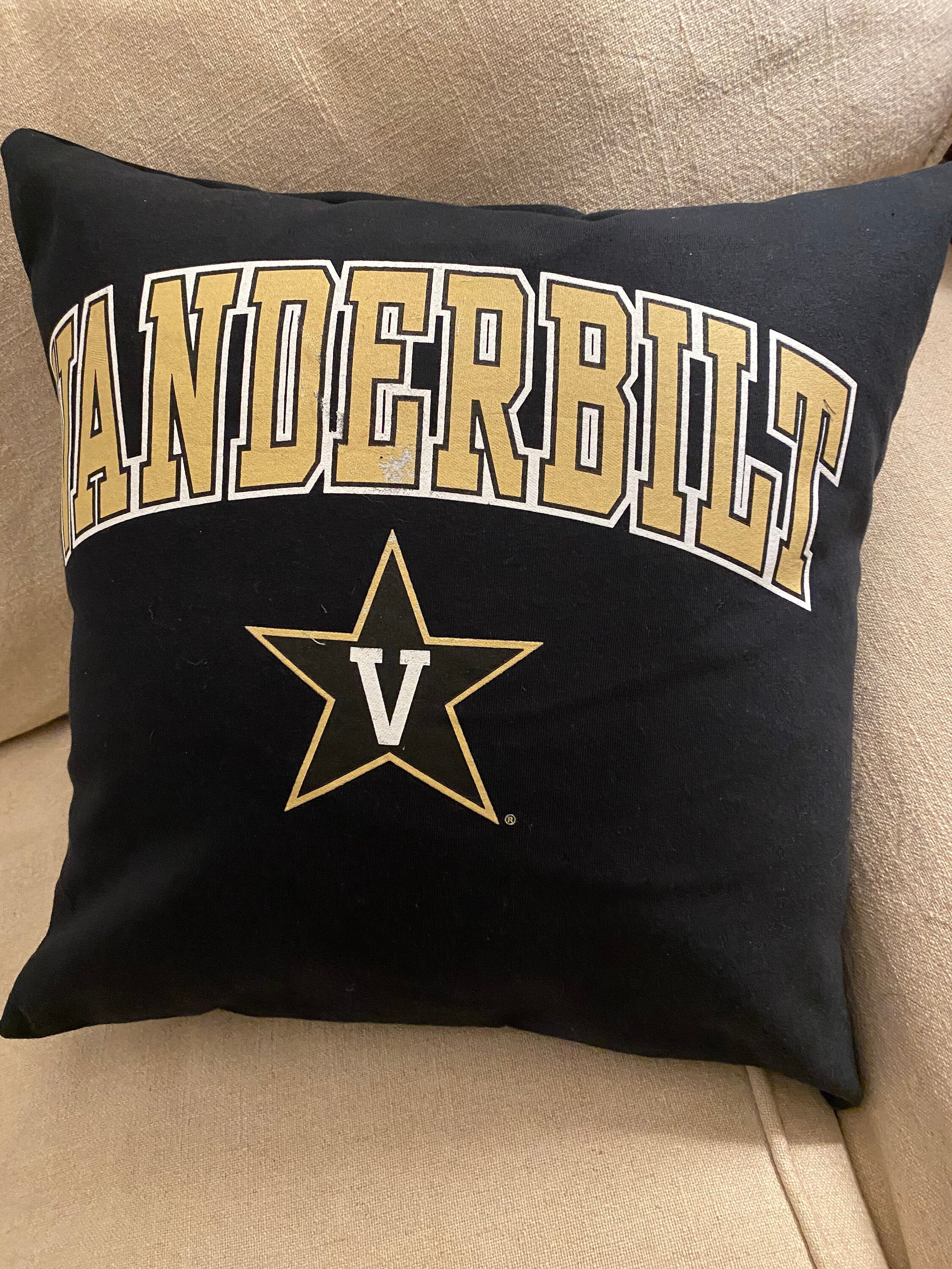 Vanderbilt University Cotton Pillow Case-vanderbilt Commodores 