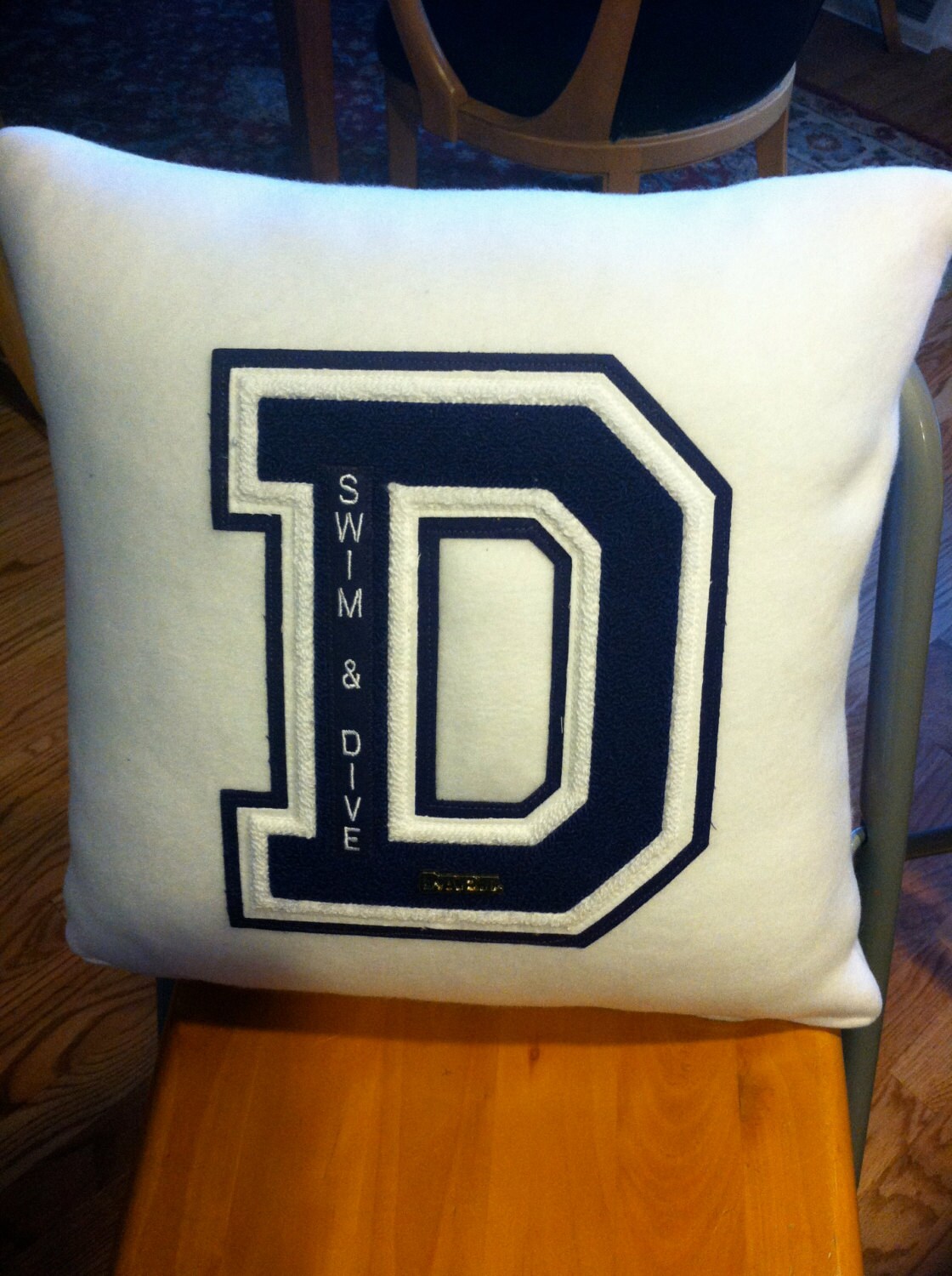 Varsity Letter Pillow Custom Made Etsy