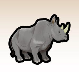 Rhino Cookie Cutter