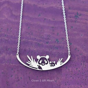 Panda and Baby Necklace