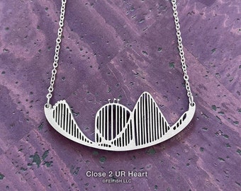 Roller Coaster Necklace by Close 2 UR Heart