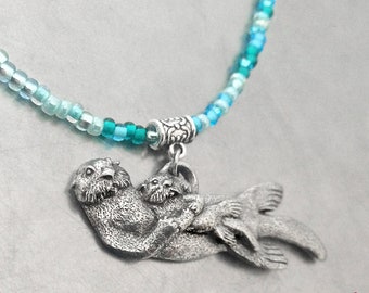 Sea Otters Necklace