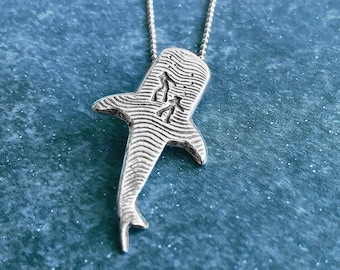 Whale Shark Pewter Necklace by Close 2 UR Heart