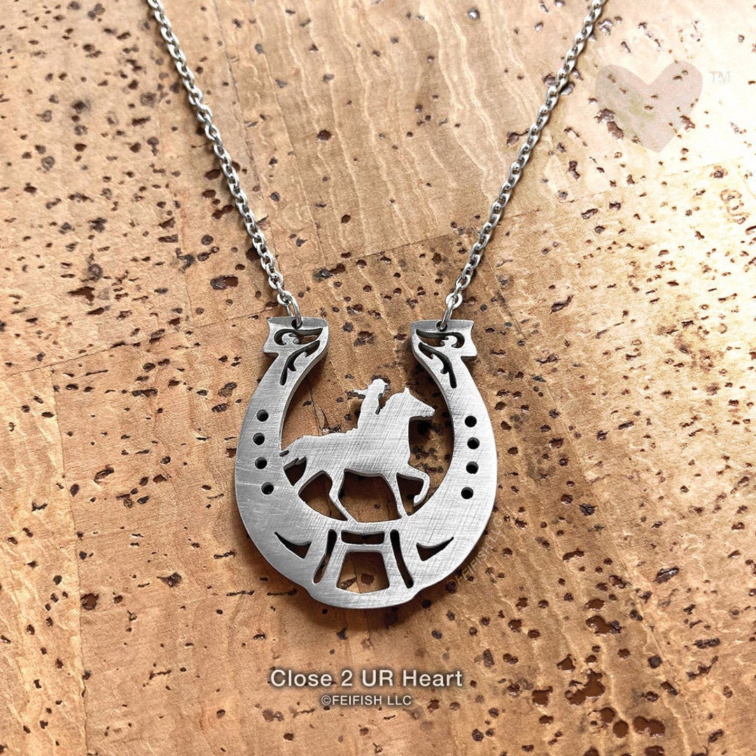 ミュージシャン MACARONI WESTERNS HORSE SHOE NECKLACE Diamond Horseshoe Necklace | Vincent Peach Fine Jewelry