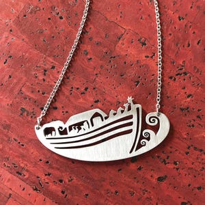 Noah&#39;s Ark Stainless Steel Necklace by Close 2 UR Heart